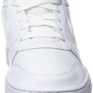 Nike Women's Ebernon Low Sneaker, White/White, 9 Regular US