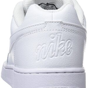 Nike Women's Ebernon Low Sneaker, White/White, 9 Regular US