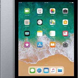 Apple iPad with WiFi + Cellular, 32GB, Space Gray (2017 Model) (Renewed)