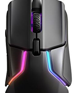 SteelSeries Rival 600 Gaming Mouse - 12,000 CPI TrueMove3Plus Dual Optical Sensor - 0.5 Lift-off Distance - Weight System - RGB Lighting,black