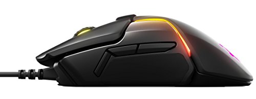 SteelSeries Rival 600 Gaming Mouse - 12,000 CPI TrueMove3Plus Dual Optical Sensor - 0.5 Lift-off Distance - Weight System - RGB Lighting,black