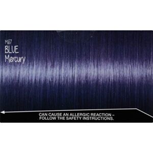 Schwarzkopf Got2b Metallics Permanent Hair Color, M67 Blue Mercury