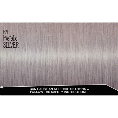 Schwarzkopf Got2b Metallics Permanent Hair Color, M71 Metallics Silver