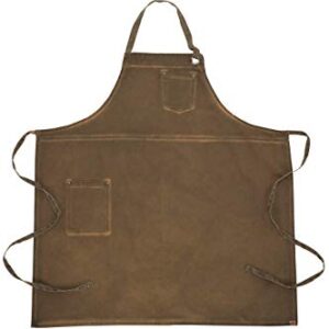 Chef Works Unisex Dorset Chefs Bib Apron, Golden Brown, One Size