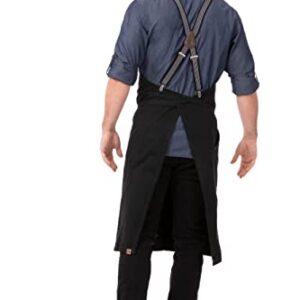 Chef Works Unisex Berkeley Chef Apron, Jet Black, One Size