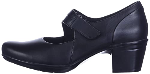 Clarks womens Emslie Lulin footwear, Black, 10 Wide US