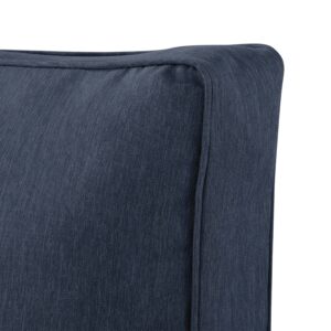 Classic Accessories Montlake FadeSafe Water-Resistant 59 x 18 x 3 Inch Outdoor Bench/Settee Cushion Slip Cover, Patio Furniture Swing Cushion Cover, Heather Indigo Blue, Patio Furniture Cushion Covers