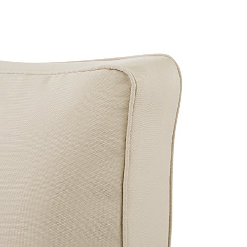 Classic Accessories Montlake FadeSafe Water-Resistant 59 x 18 x 3 Inch Outdoor Bench/Settee Cushion Slip Cover, Patio Furniture Swing Cushion Cover, Antique Beige, Patio Furniture Cushion Covers