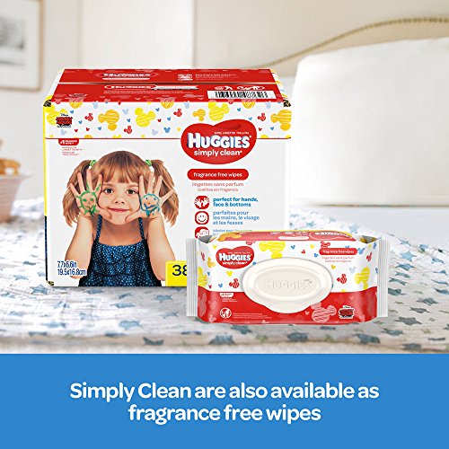 Huggies Simply Clean Fresh Scented Baby Wipes, 64 Count (Pack of 3)