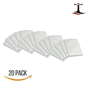 Disposable Filters ResMed Premium (20 Pack) Disposable Universal Replacement Filters for ResMed AirSense 10 - ResMed AirCurve 10 - ResMed S9 - AirStart (20 Pack)