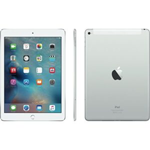Apple iPad Air 2, 16GB, 4G + Wi-Fi - Silver (Renewed)