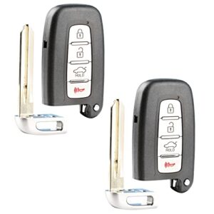 key fob fits hyundai kia smart keyless entry remote 2010 2011 2012 2013 2014 2015 (sy5hmfna04), set of 2