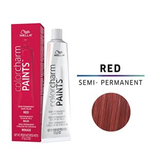 WELLA Color Charm Paints Semi-Permanent Hair Dye for Temporary Hair Color, Intermixable Shades, Red