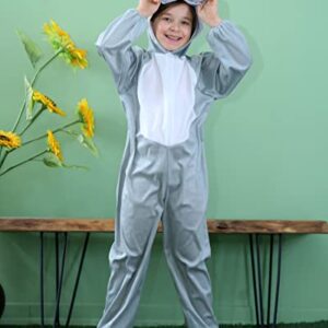 Kids Animal Costumes Boys Girls Unisex Fancy Dress Outfit Cosplay Children Onesies M (for Kids 35.5" - 41.5" Tall), Mouse