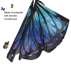 Shireake Baby Halloween/Party Prop Soft Fabric Butterfly Wings Shawl Fairy Ladies Nymph Pixie Costume Accessory … (168x135CM, Star sky)