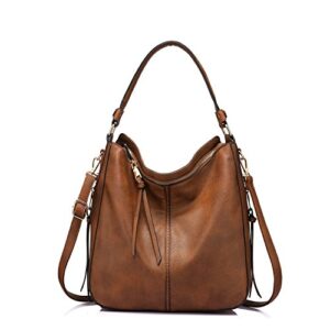purses for women handbags ladies hobo bag bucket purse medium designer faux leather