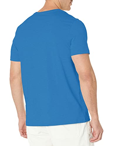 Nautica Men's Short Sleeve Crew Neck T-Shirt, Bright Cobalt Solid, Large
