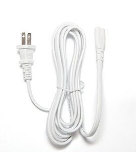 omnihil (white) 5 feet ac power cord compatible with sonos sub wireless subwoofer