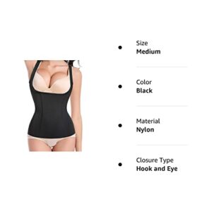 Gotoly Waist Trainer Vest Weight Loss Body Shaper Sport Shirt Workout Tank Top for Women (Black, Large)