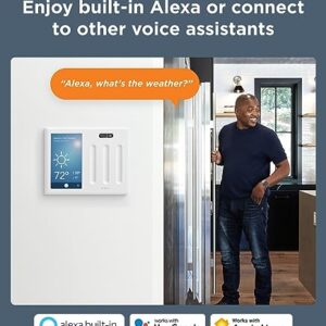 Brilliant Smart Home Control (3-Switch Panel) — Alexa Built-In & Compatible with Ring, Sonos, Hue, Google Nest, Wemo, SmartThings, Apple HomeKit — In-Wall Touchscreen Control for Lights, Music, & More