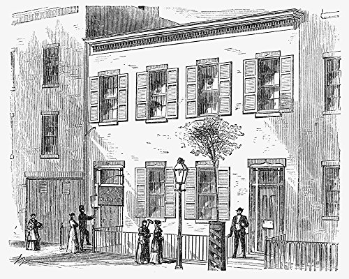 New York Dispensary 1868 Nbond Street Homeopathic Dispensary Bond Street New York Wood Engraving 1868 Poster Print by (18 x 24)
