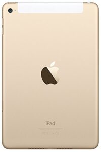 apple ipad mini 4 32gb gold wifi + cellular unlocked (renewed)
