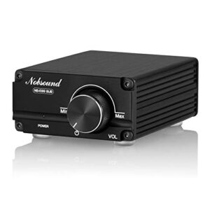 nobsound 100w subwoofer amplifier digital power sub amp audio mini bass amp with power supply (black)