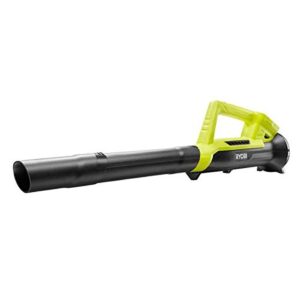 ryobi one+ 90 mph 200 cfm 18-volt lithium-ion compact, lightweight, cordless leaf blower - (battery and charger not included)
