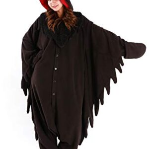 SAZAC Raven Kigurumi - Onesie Jumpsuit Halloween Costume