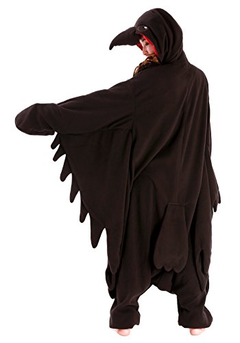 SAZAC Raven Kigurumi - Onesie Jumpsuit Halloween Costume