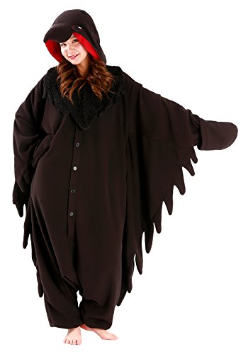 SAZAC Raven Kigurumi - Onesie Jumpsuit Halloween Costume