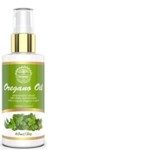 Oregano Oil Organic 2oz Pure Essential Oil Natural Wild Now Carvacrol Oreganol Oil Pump Spray Easy to Apply No Mess 60ml 2Floz