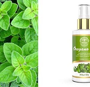 Oregano Oil Organic 2oz Pure Essential Oil Natural Wild Now Carvacrol Oreganol Oil Pump Spray Easy to Apply No Mess 60ml 2Floz