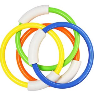 Fayoo 23 Pack Underwater Swimming/Diving Pool Toys Diving Rings(4 Pcs), Toypedo Bandits(4 Pcs), Diving Sticks(3 Pcs) with Under Water Treasures (12 Pcs) Gift Set Bundle