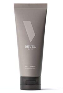 bevel face wash with tea tree oil, witch hazel and aloe vera to cleanse, hydrate and brighten skin, 4 fl oz