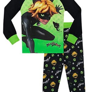 Miraculous Ladybug Boys' Cat Noir Pajamas Size 5 Multicolored