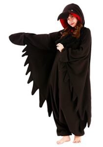 halloween raven kigurumi onesie costume