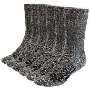alvada merino wool hiking socks thermal warm crew winter boot sock for men women 3 pairs ml