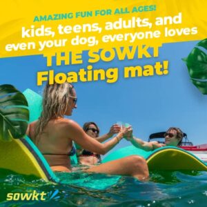 SOWKT Lily Pad Floating Mat (18 x 6 ft) - Premium Floating Water Mat for The Lake and Boating - Giant Floating Water Pad for Lakes | Lilly Pad Floating Water Dock