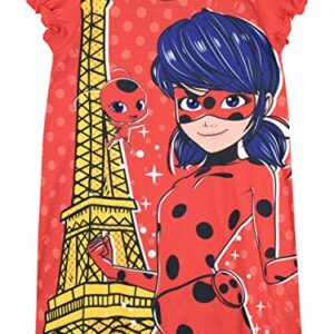 Miraculous Ladybug Girls' Lady Bug Nightdress Size 8 Red