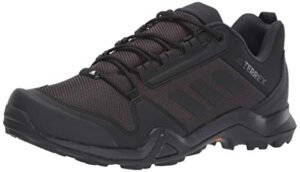 adidas outdoor men's terrex ax3 hiking boot, black/black/carbon, 10 m us