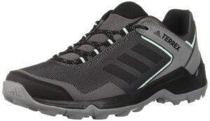 adidas outdoor women's terrex eastrail hiking boot, grey four/black/clear mint, 9 m us