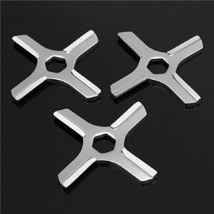 pukido 3pcs #5 blade meat grinder parts blade for moulinex hv3/krups f402