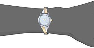 Timex Women's TW2R98600 Stretch Bangle Crisscross 25mm Two-Tone Expansion Band Watch