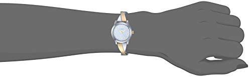 Timex Women's TW2R98600 Stretch Bangle Crisscross 25mm Two-Tone Expansion Band Watch