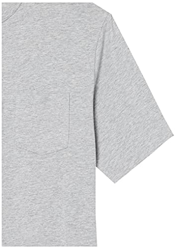 Amazon Essentials Men's Regular-Fit Short-Sleeve Crewneck Pocket T-Shirt, Pack of 2, Grey Heather, XX-Large