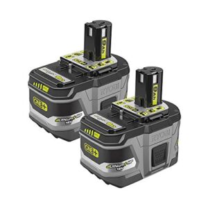 18-volt one+ lithium-ion lithium+ hp 9.0 ah high capacity battery (2-pack)