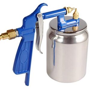 Dynastus Suction Feed Siphon Air Spray Gun for Spraying Oil-Based or Latex Paints, with Filtering and Cleaning Kits