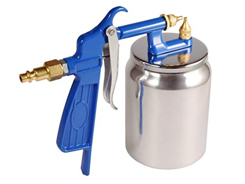 Dynastus Suction Feed Siphon Air Spray Gun for Spraying Oil-Based or Latex Paints, with Filtering and Cleaning Kits