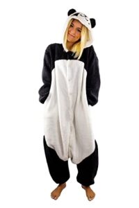 sazac fluffy panda kigurumi - onesie jumpsuit halloween costume